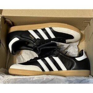 Adidas Women's 6.5 Samba LT Black White Gum IG2010 Shoes NIB Long Tongue NEW